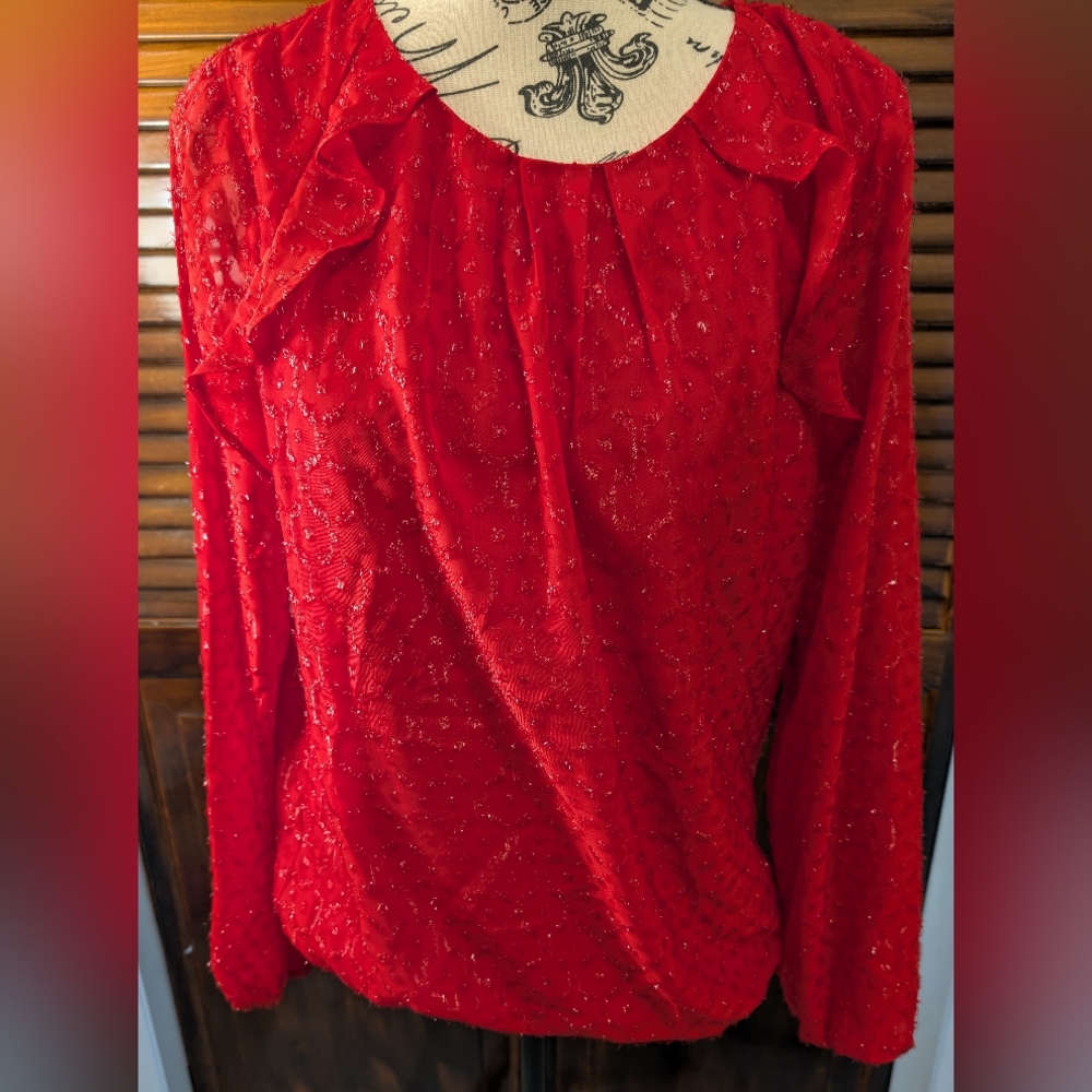 NEW WOT, ADORABLE LIZ CLAIBORNE TOP - Picture 3 of 13